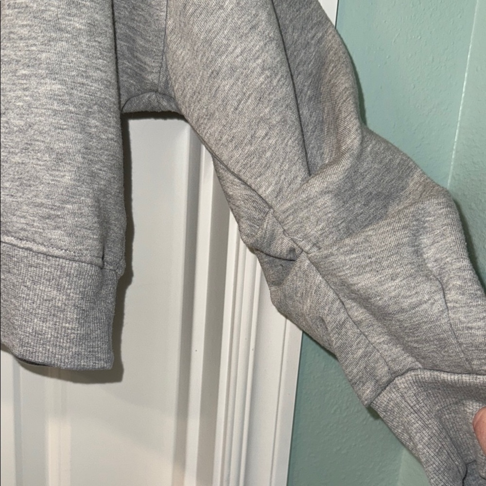 Risen Gray Cropped Sweatshirt - Picture 3 of 5